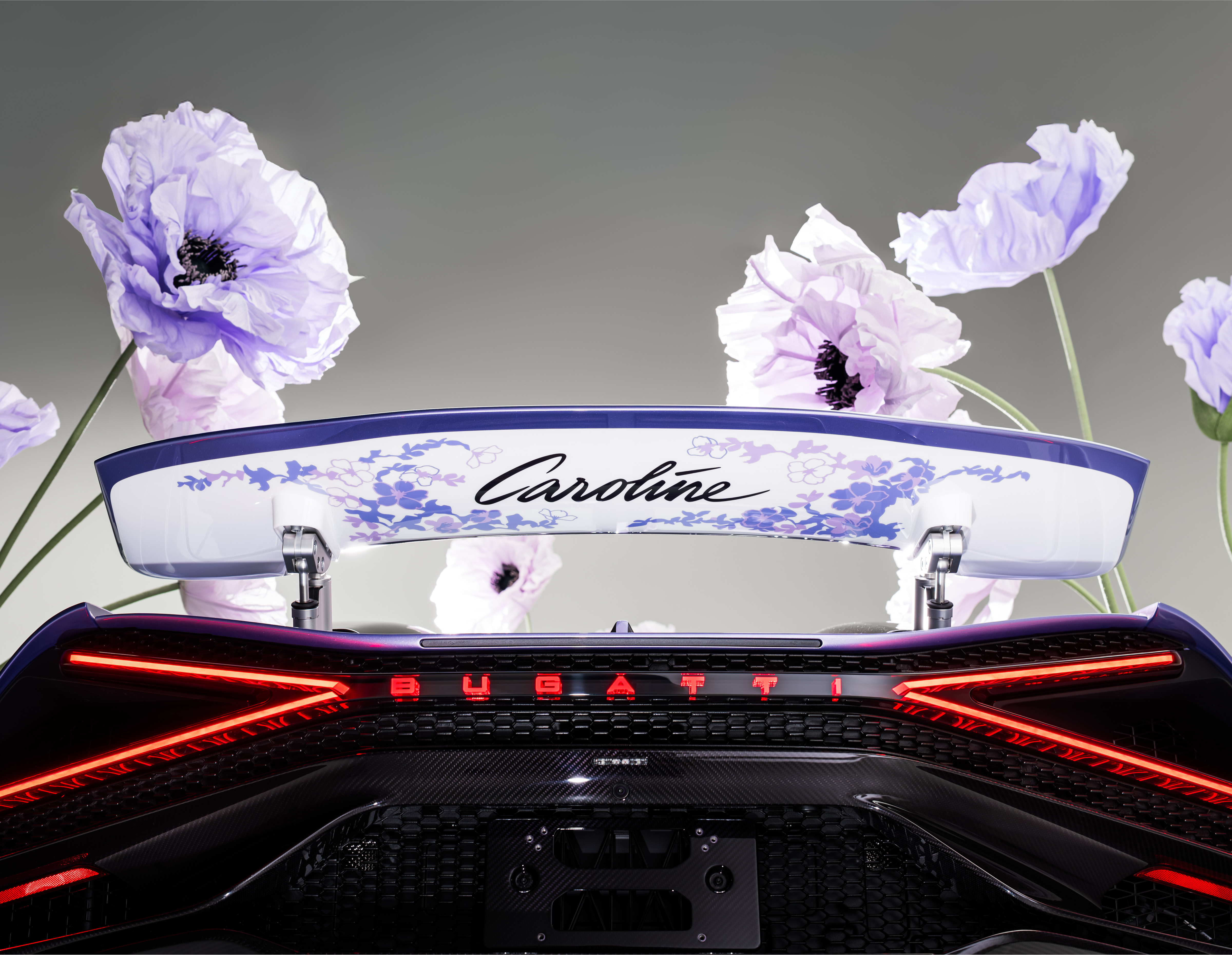 The W16 Mistral 'Caroline' by Bugatti Sur Mesure is a heartfelt celebration of family.